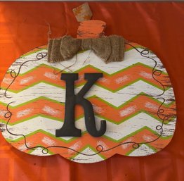 K Pumpkin Who Do You Know Has A Name That Begins With K