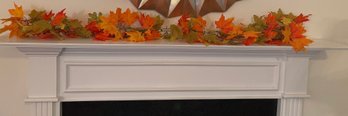 Mantle Topper Garland Of Colorful Leaves