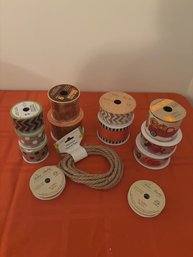 New Rolls Of Fall Decor Ribbons