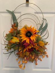 Unique Three Ring Fall Wreath