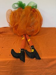 Pumpkin Witch Door Decor