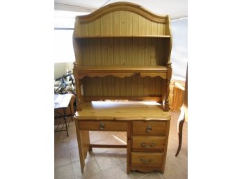 Desk With Book Hutch