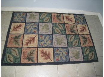 Leaf Motif Rug
