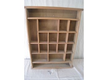 Knick Knack Paddy Whack Wooden Display Shelf