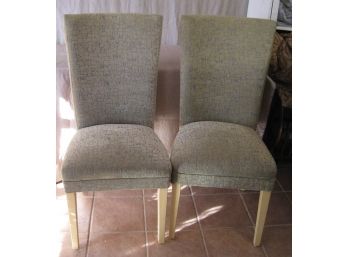 Five Upholstered Dining Chairs