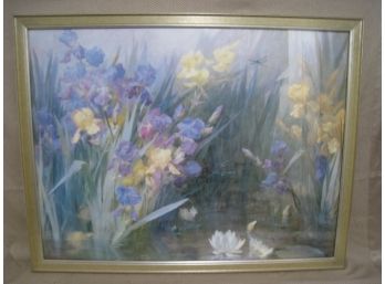 Iris, Waterlilly And Dragonfly's Oh My!