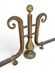 Antique Brass And Copper Ornate Decorative Architectural Salvage Piece