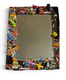 Debbie Collins Handcrafted Toy Mosaic Mirror