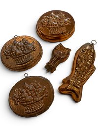 Lot Of Copper Molds