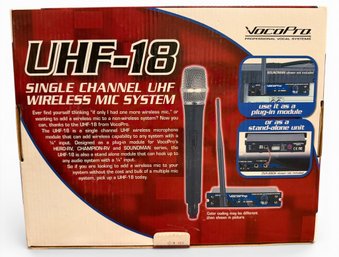 VocoPro UHF 18 Wireless Mic System