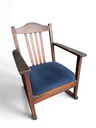 Craftsman Style Antique Oak Rocking Chair