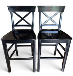 Two Pottery Barn Aaron Chairs (2 Of Two Available Sets)
