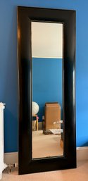 Oversized Wood Framed Leaning Mirror