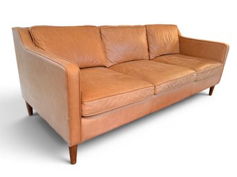 West Elm Hamilton 81' Leather Couch