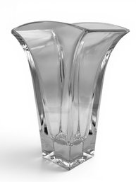Nambé Crystal Planar Floral Vase Design By Karim Rashid