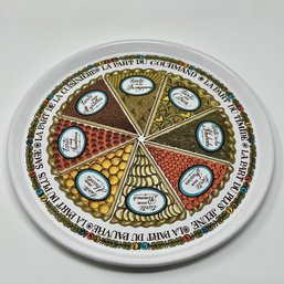Vintage ESTELLO Large Round Serving Dish Made In France EUC