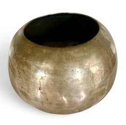 Antique Hammered Brass Bowl