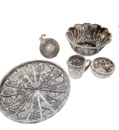 JK Cut Crystal Serving Pieces - Port Washington Pick Up