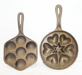 Vintage Cast Iron Cookware (2) Pieces