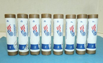 (8) Rolls Uncirculated Commemorative Lincoln Pennies, COINS (LOT I)