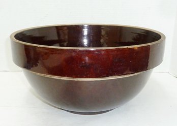 Vintage Bennington Glazed Mixing Bowl LARGE 2 Gal.