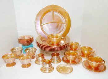 Vintage Depression Glass Carnival LOT