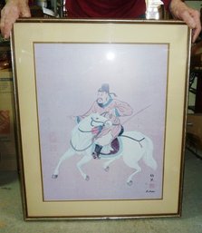 Large Framed Asian Picture
