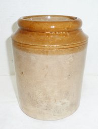 Vintage Stoneware Crock, Utensil Crock