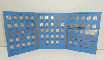 Vintage Coins, Pre 1965 Roosevelt Dimes & Some Clad On The Last Page, NICE LOT For Your Collection