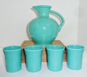 Fiesta Drink SET, Pitcher & 4 Tumblers