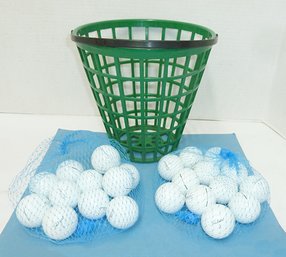 (24) Titleist PRO V Golf Balls In Plastic Ball Bin