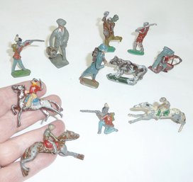Vintage Lead Figures & Horses, Toys