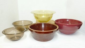Vintage Mixing Bowls LOT, 1 Mkd MARCREST