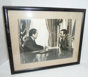 Presiden Nixon Original Photograph, Framed