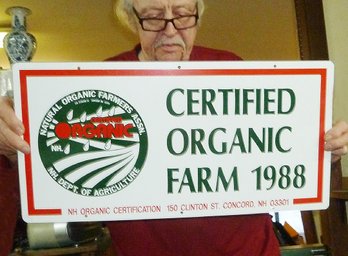 Vintage Sign, Double Sided ORGANIC Sign