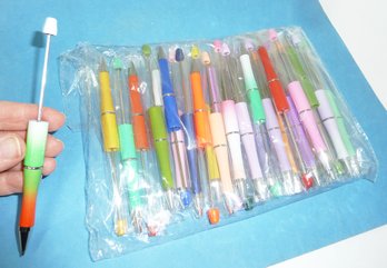 Beaded Pen LOT, Assorted Ombre Colors