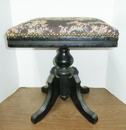 Vintage Organ Or Piano Stool, Swivels