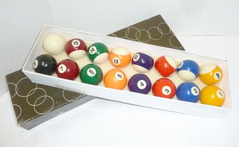 Vintage Billiards/Pool Balls In Box, NICE