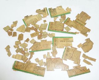 Early Wood Puzzle, NEW YORK, Double Sided