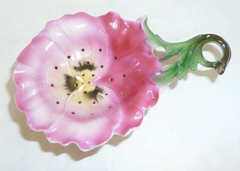 Vintage Royal Bayreuth Pansy Tea Strainer