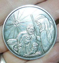 1 Troy Ounce .999 Fine Silver Nativity Scene Round Collector Coin 'for Someone Special'