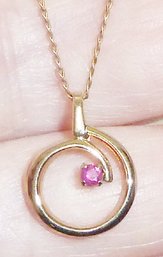 Vintage 14K GF Pendant Necklace