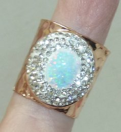 Pretty Opal Ring Or Scarf Holder