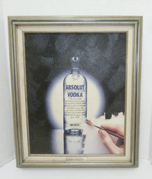 Absolut Vodka Advertising, Framed Canvas Picture