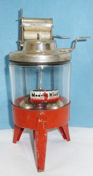 Vintage 'modern Miss' Childs Washing Machine ~ Well Made Glass & Metal Looks Like Salesman's Sample