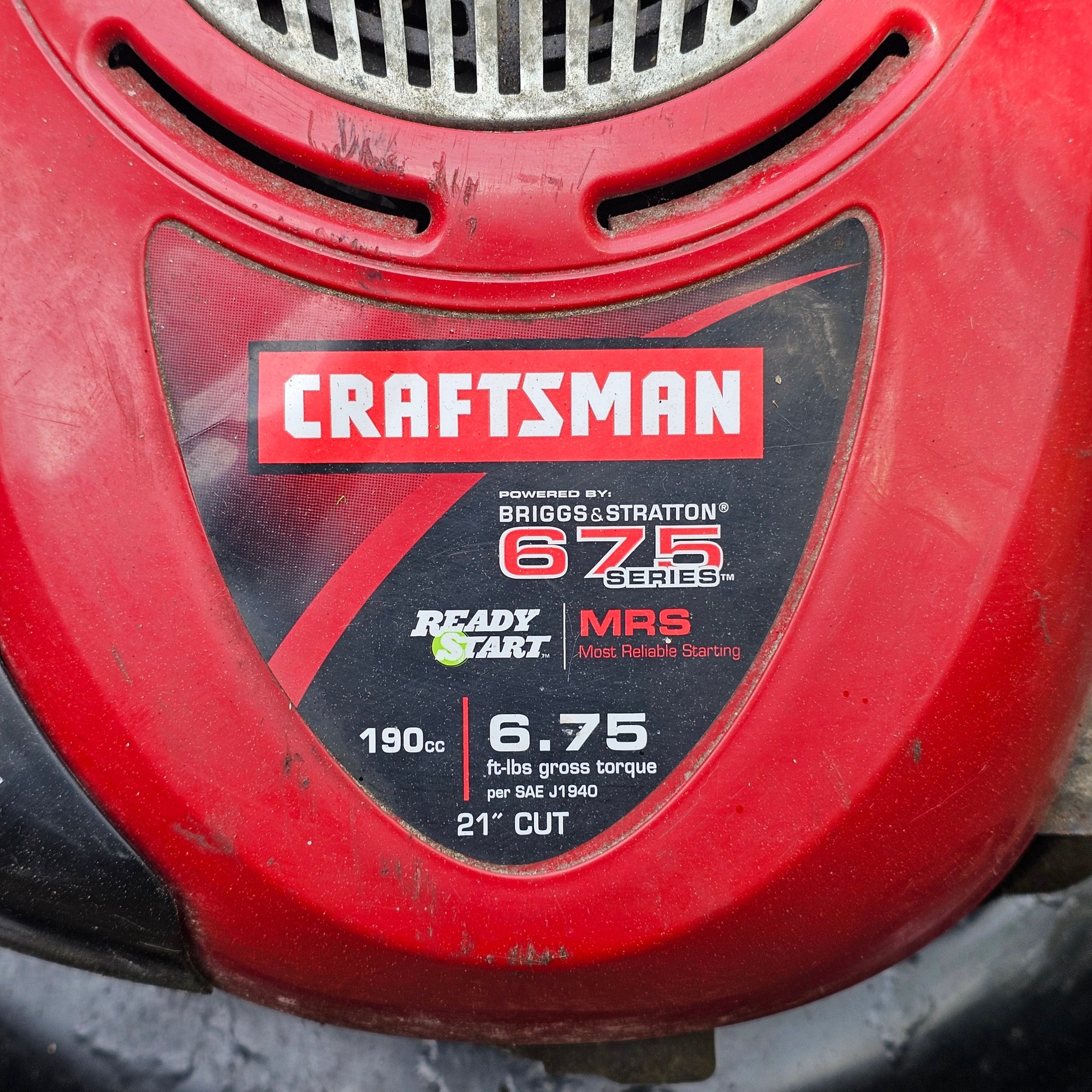 Craftsman 21" Gas Push Lawn Mower Briggs & Stratton 675 Series- Working ...
