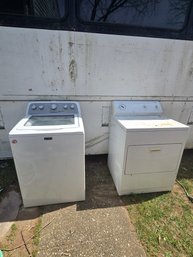 Working Washer And Washer And Dryer Set (Top-Load Washer & Front-Load Dryer)