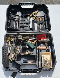 DeWalt Tool Case With Drill Bits, Driver Bit Set, Hardware Assortment And Universal Socket