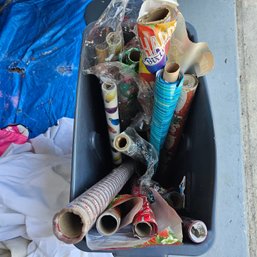 Large Lot Of Assorted Holiday & Gift Wrapping Paper Rolls  Christmas, Birthday & Everyday