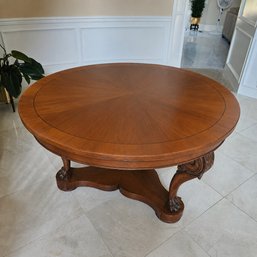 Decorative Crafts Inc. Hand Crafted Round Pedestal Dining Table - 54' Diameter